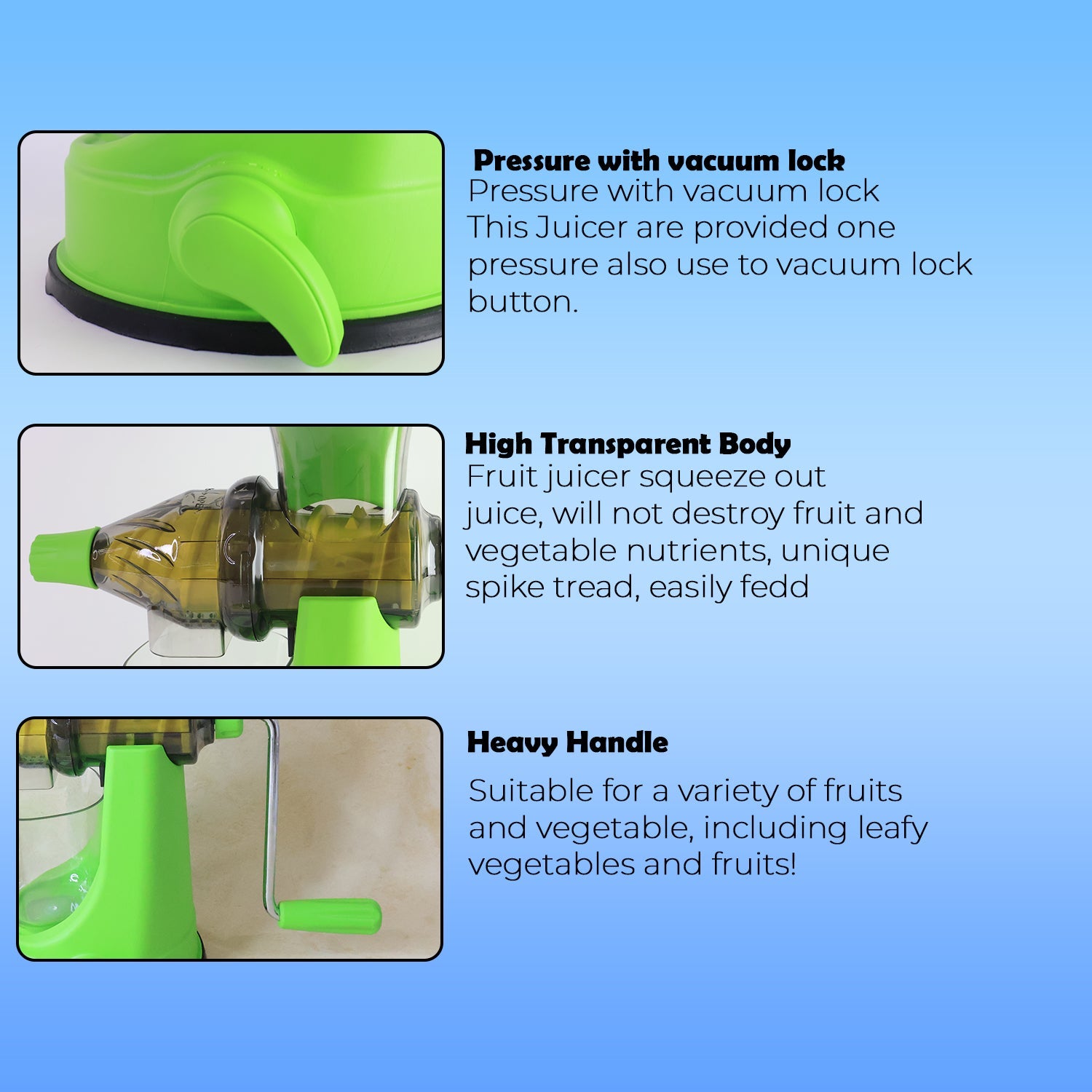 Supermom Manual Multi-Functional Fruit and Vegetable Juicer (1 Pc) Supermom Manual Multi-Functional Fruit and Vegetable Juicer (1 Pc)